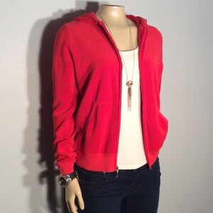 Juicy Couture red Terry track jacket